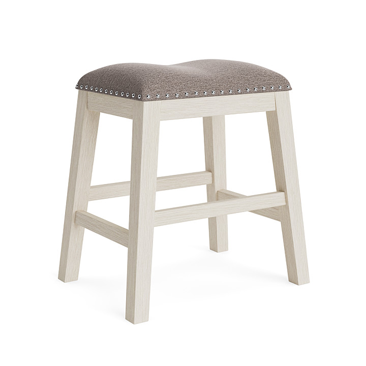 knox bar stool grey