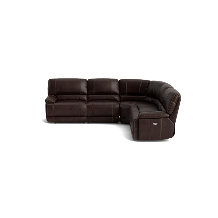 Elevations 5 Pc. Vegan Leather Reclining Sectional