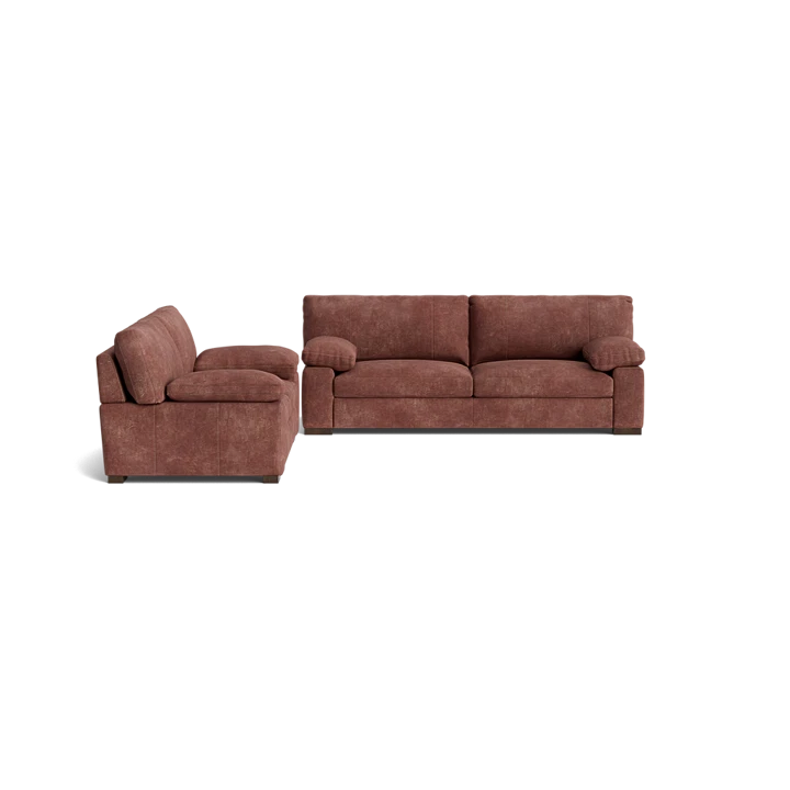 Grand Outback Leather Sofa Set