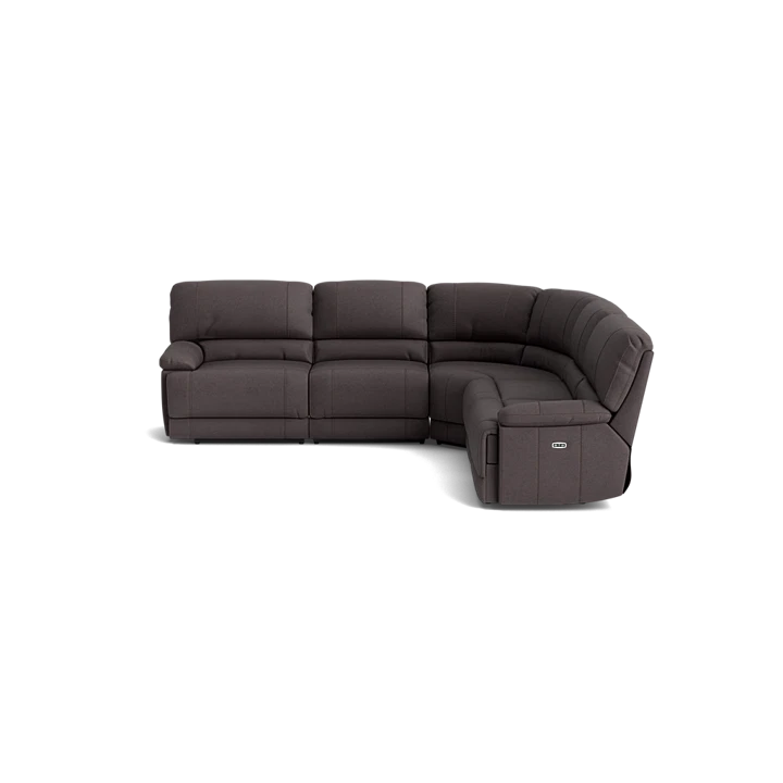 Elevations 5 Pc. Fabric Reclining Sectional