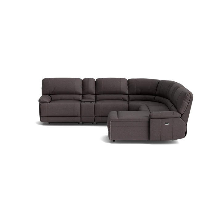 Elevations 6 Pc. Fabric Reclining Sectional