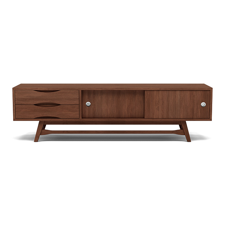 Signet Console Tv Magnus TV and Media Console - 180cm in Solid American Walnut – Icon By ...