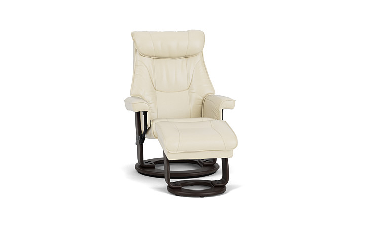 Benjamin Chair & Ottoman in Beige | Chairs | Living Room