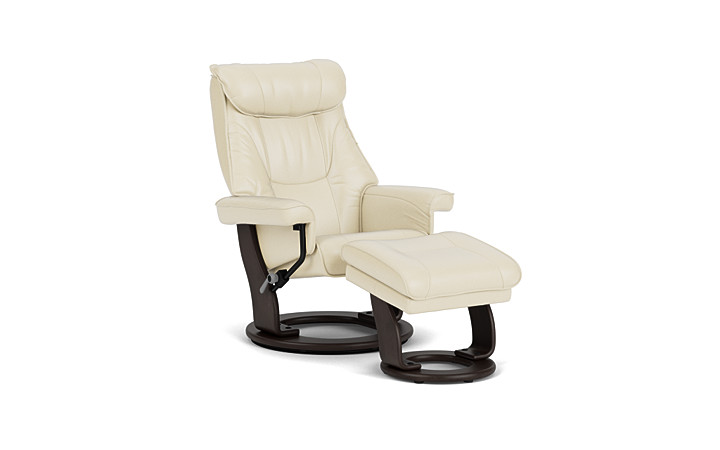 Benjamin Chair & Ottoman in Beige | Chairs | Living Room