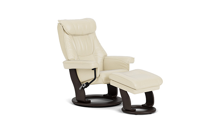 Benjamin Chair & Ottoman in Beige | Chairs | Living Room