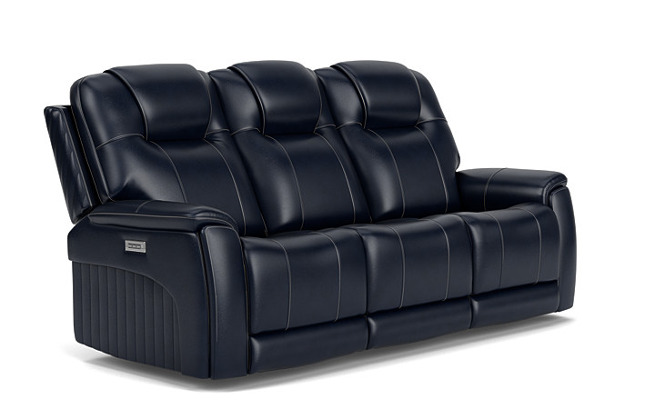 Edward Power Reclining Sofa with Immersive Audio - Sorrento Ocean Edward Power Reclining Sofa with Immersive Audio - Sorrento Ocean