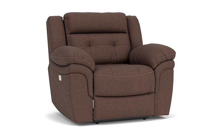 Glenn 2 Power Recliner in Brown | Recliners | Living Room