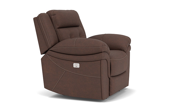 Glenn 2 Power Recliner in Brown | Recliners | Living Room