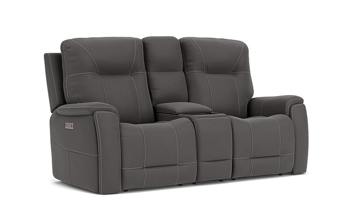 Kingston 3 Power Console Loveseat | Loveseats | Living Room