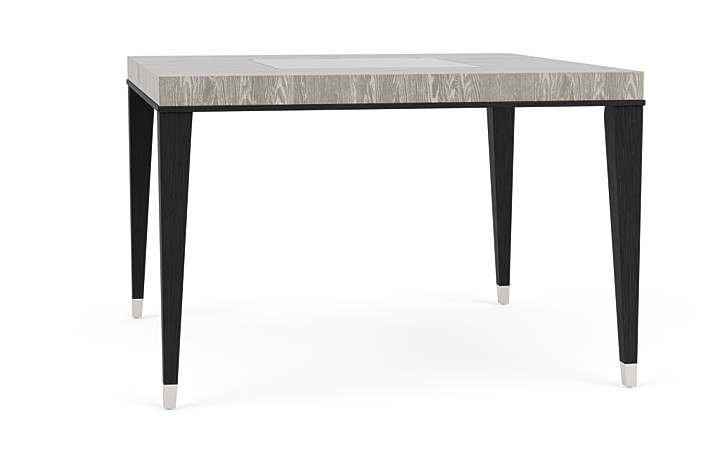 Furniture of America Tri Contemporary Glass Top Console Table in White and  Gray