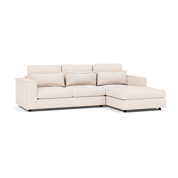 そーほ」 Soho Right Corner Sofa - White Tea | Sofa Club®