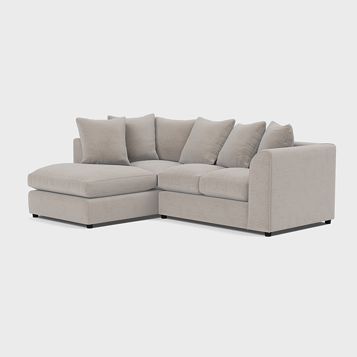 Pure successor Automation Double Corner Fabric Sofa | Stone Alone | The Chelsea Range