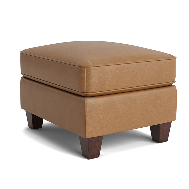 Corinna Leather Glider Ottoman - Thumbnail 5