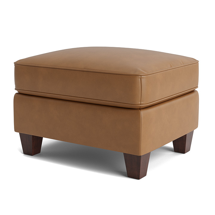 Corinna Leather Glider Ottoman