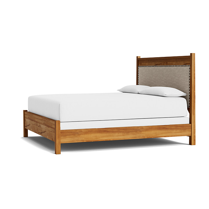 Heritage Live Edge Upholstered Bed