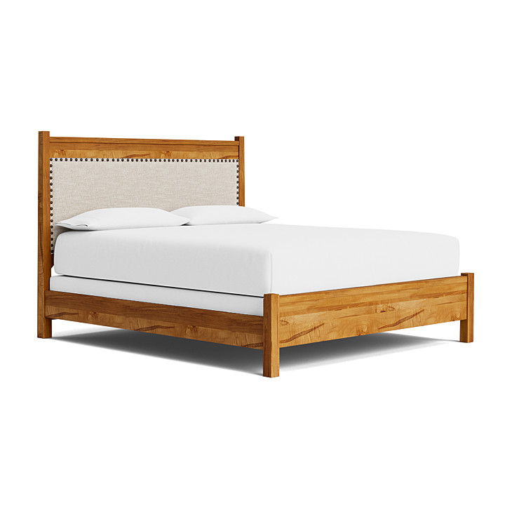 Heritage Live Edge Upholstered Bed - Thumbnail 4
