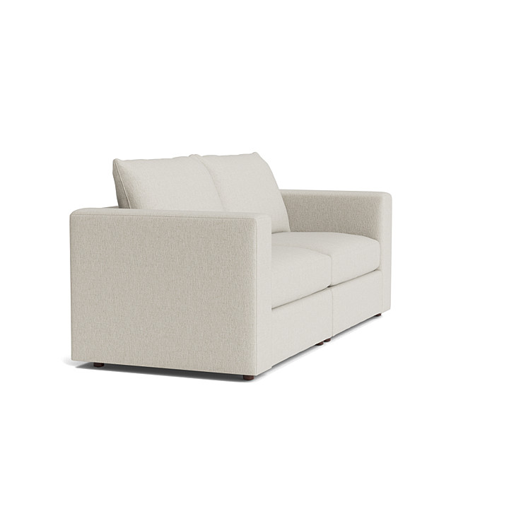 Beckham Thin Track Arm Modular Sofa with Ottoman - Thumbnail 5