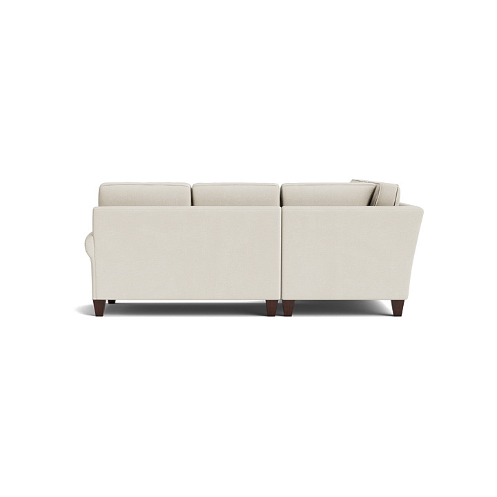Davenport Roll Arm L-Shaped Sectional - Thumbnail 4