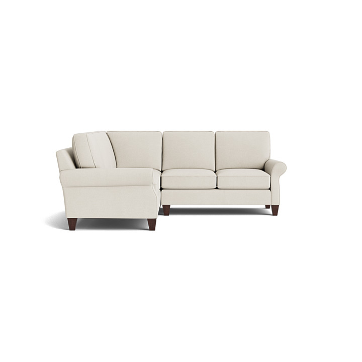 Davenport Roll Arm L-Shaped Sectional - Thumbnail 3