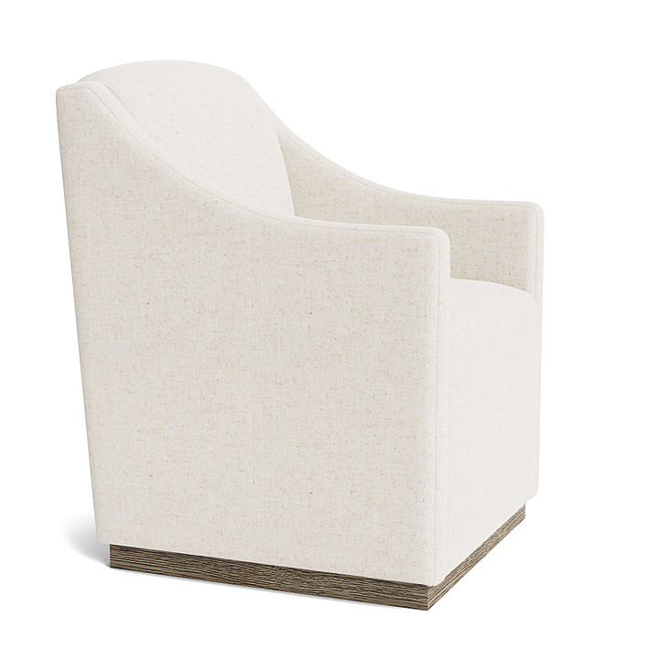 Banks Upholstered Dining Chair with Casters