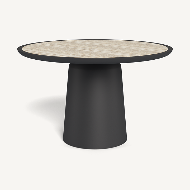 Nova Aluminum Round Dining Table 48