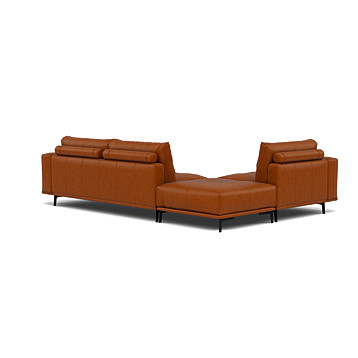 Duca Corner Sofa with Corner Stool Image