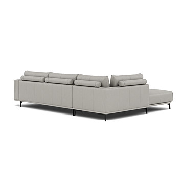 Duca Corner Sofa with Footstool  Image