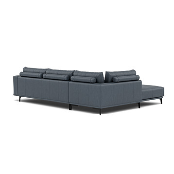 Duca Corner Sofa with Footstool  Image