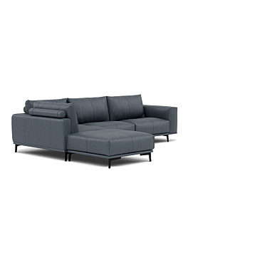 Duca Corner Sofa with Footstool  Image