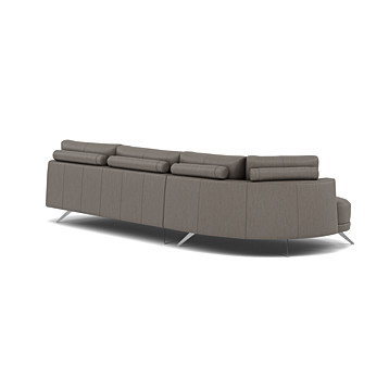 Marin Small Sofa with Chaise Image