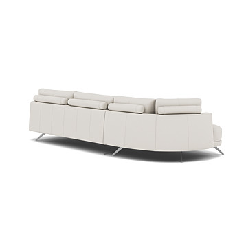 Marin Small Sofa with Chaise Image