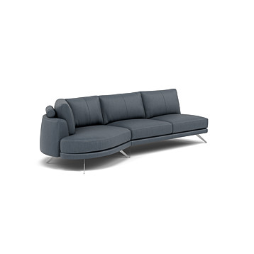 Marin Small Sofa with Chaise Image