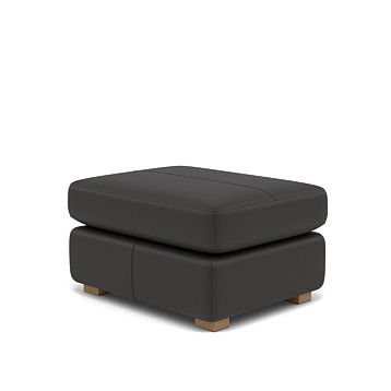 G Plan Seattle Storage Footstool with Show Wood Image