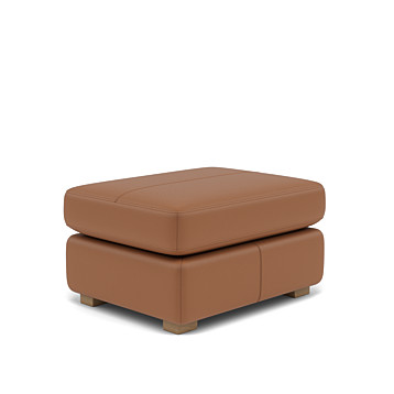 G Plan Seattle Storage Footstool with Show Wood Image