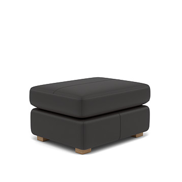 G Plan Seattle Storage Footstool with Show Wood Image