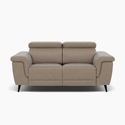 Sparta 2 Seater Power Recliner Sofa with Manual Headrests