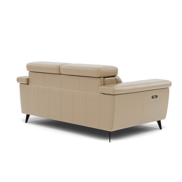 Sparta 2 Seater Power Recliner Sofa with Manual Headrests Image