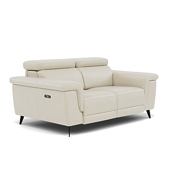 Sparta 2 Seater Power Recliner Sofa with Manual Headrests Image