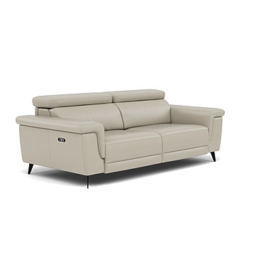 Sparta 3 Seater Power Recliner Sofa with Manual Headrests Image
