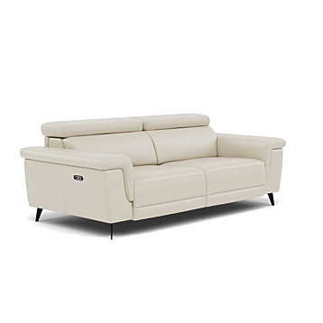 Sparta 3 Seater Power Recliner Sofa with Manual Headrests Image