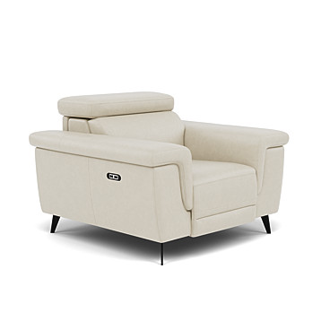 Sparta Power Recliner Armchair with Manual Headrest Image