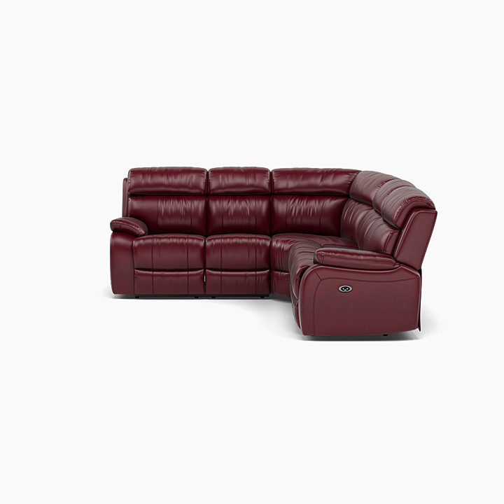 Galaxy Corner Sofa with 2 Power Recliners