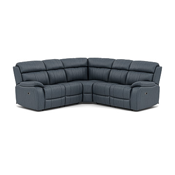 Galaxy Corner Sofa with 2 Power Recliners Image
