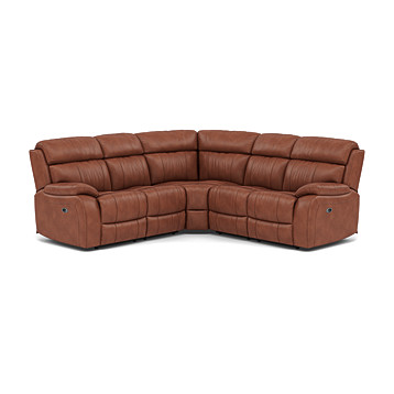 Galaxy Corner Sofa with 2 Power Recliners Image