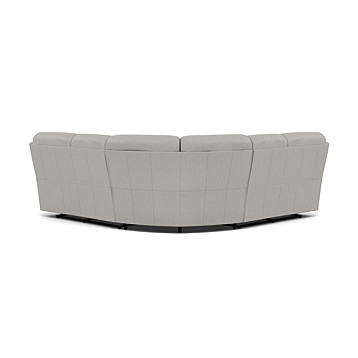 Curve Corner Sofa with 2 Power Recliners Image