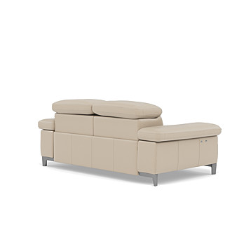 Nicoletti Turnadot Small 3 Seater Double Power Recliner Sofa Image
