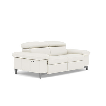 Nicoletti Turnadot Small 3 Seater Double Power Recliner Sofa Image