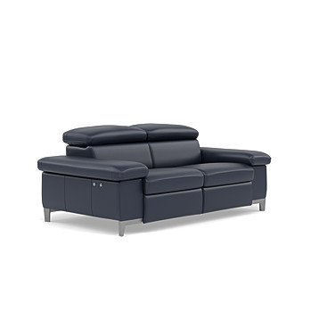 Nicoletti Turnadot Small 3 Seater Double Power Recliner Sofa Image
