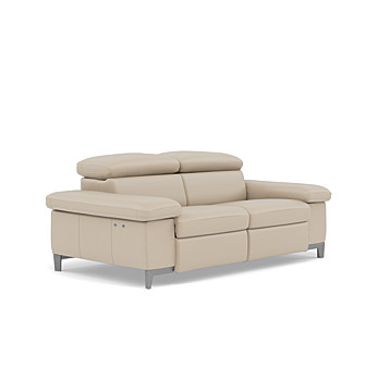 Nicoletti Turnadot Small 3 Seater Double Power Recliner Sofa Image