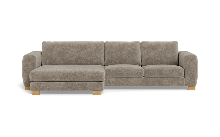 Halifax sofa med chaiselong - Beige - L:334 cm